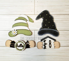 Load image into Gallery viewer, Interchangeable Gnome Boy & Girl Base SVG File | Laser Cut File | Gnome SVG File | SVG | Gnome | Gnome Shelf Sitter | Seasonal Gnome svg