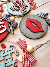 Load image into Gallery viewer, Valentine Ornament SVG Laser File | Valentine Laser Cut Files | Laser Ornament SVG | Glowforge | Valentine Ornaments | Valentine Laser SVG