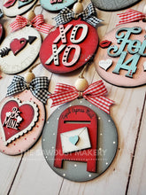 Load image into Gallery viewer, Valentine Ornament SVG Laser File | Valentine Laser Cut Files | Laser Ornament SVG | Glowforge | Valentine Ornaments | Valentine Laser SVG