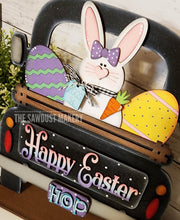 Load image into Gallery viewer, Add-on for Interchangeable Farmhouse Truck SVG | 12" and 24" Truck SVG | Easter Bunny Truck | Hop | Easter Interchangeable SVG