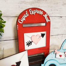Load image into Gallery viewer, Standing Valentine Love Letter SVG File | Laser Cut File | Glowforge | Valentine Mailbox | Love Letter | Love SVG | Valentine SVG | Cupid