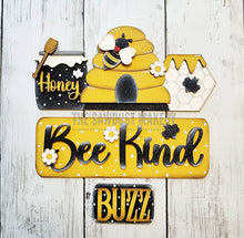 Load image into Gallery viewer, Add-on for Interchangeable Farmhouse Truck SVG | 12" and 24" Truck SVG | Bee Truck | Bee Kind | Bee Interchangeable SVG
