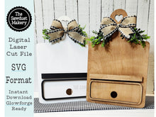 Load image into Gallery viewer, Farmhouse Breadboard SVG | Interchangeable Breadboard Laser Cut File | Glowforge | Interchangeable Decor | Farmhouse Decor