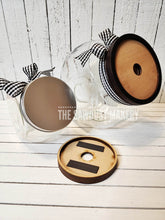 Load image into Gallery viewer, Candy Jar Cookie Jar lid Interchangeable Frame SVG File | Laser Cut File | Interchangeable Frame | Candy Jar Lid SVG | Cookie Jar Lid SVG