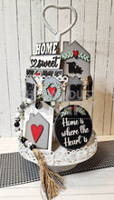 Load image into Gallery viewer, Home Sweet Home Tiered Tray SVG File | Laser Cut File | Home svg | Home is where the Heart is SVG | This is us svg | Farmhouse SVG