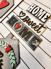 Load image into Gallery viewer, Home Sweet Home Tiered Tray SVG File | Laser Cut File | Home svg | Home is where the Heart is SVG | This is us svg | Farmhouse SVG