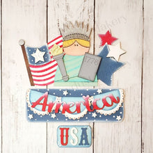 Load image into Gallery viewer, Add-on for Interchangeable Farmhouse Truck SVG | 12" and 24" Truck SVG | 4th of July Truck | Lady Liberty Truck Interchangeable SVG