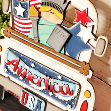 Load image into Gallery viewer, Add-on for Interchangeable Farmhouse Truck SVG | 12" and 24" Truck SVG | 4th of July Truck | Lady Liberty Truck Interchangeable SVG