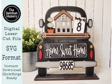 Load image into Gallery viewer, Add-on for Interchangeable Farmhouse Truck SVG | 12" and 24" Truck SVG | Home Sweet Home Truck | Farmhouse Interchangeable SVG