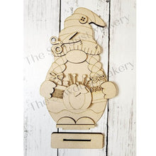 Load image into Gallery viewer, Sewing Gnome SVG File | Laser Cut File | Standing Gnome SVG File | Quilting Gnome | Gnome Shelf Sitter | Craft Gnome | Gnome SVG
