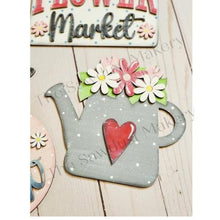 Load image into Gallery viewer, Flower Market Tiered Tray SVG File | Spring svg | Laser Cut File | Glowforge | Spring SVG File | Bloom SVG | Flowers | Spring Truck