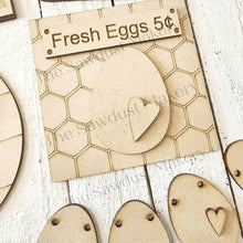 Load image into Gallery viewer, Chicken Tiered Tray SVG File | Laser Cut File | Home svg | Chicken SVG | Chicken coop svg | Farmhouse SVG | Fresh Eggs svg