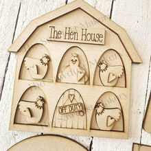 Load image into Gallery viewer, Chicken Tiered Tray SVG File | Laser Cut File | Home svg | Chicken SVG | Chicken coop svg | Farmhouse SVG | Fresh Eggs svg