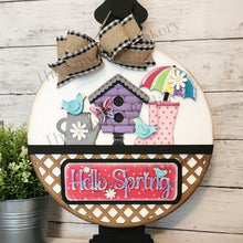 Load image into Gallery viewer, Interchangeable Door Hanger SVG | Interchangeable Laser Cut File | Glowforge | Interchangeable Decor | Farmhouse Decor