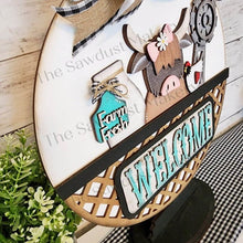 Load image into Gallery viewer, Interchangeable Door Hanger SVG | Interchangeable Laser Cut File | Glowforge | Interchangeable Decor | Farmhouse Decor