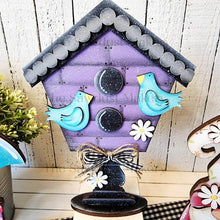 Load image into Gallery viewer, Standing Spring Shelf Sitter SVG | Spring laser cut file | Laser SVG | Glowforge | Birdhouse | Spring Gnome SVG | Mantle svg | Rainboot svg