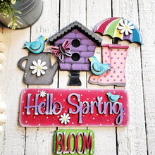 Load image into Gallery viewer, Add-on for Interchangeable Farmhouse Truck SVG | 12" and 24" Truck SVG | Hello Spring Truck | Flowers | Spring Truck Interchangeable SVG