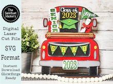 Load image into Gallery viewer, Add-on for Interchangeable Farmhouse Truck SVG | 12" and 24" Truck SVG | Graduation Truck | Celebrate | Graduation Interchangeable SVG