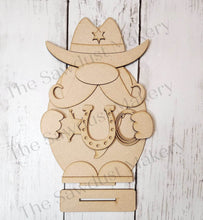 Load image into Gallery viewer, Cowboy Sherriff Gnome SVG File | Laser Cut File | Standing Gnome SVG File | Western Gnome | Gnome Shelf Sitter | Cowboy Gnome | Gnome SVG