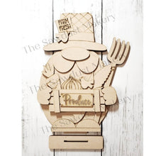 Load image into Gallery viewer, Farmer Gnome SVG File | Laser Cut File | Standing Gnome SVG File | Farm Gnome | Gnome Shelf Sitter | Farm Sweet Farm Gnome | Gnome SVG