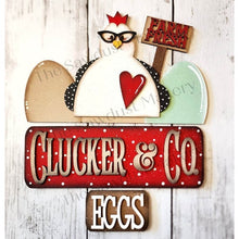 Load image into Gallery viewer, Add-on for Interchangeable Farmhouse Truck SVG | 12" and 24" Truck SVG | Chicken Truck | Farm Fresh Eggs | Chicken Truck Interchangeable SVG