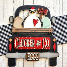 Load image into Gallery viewer, Add-on for Interchangeable Farmhouse Truck SVG | 12" and 24" Truck SVG | Chicken Truck | Farm Fresh Eggs | Chicken Truck Interchangeable SVG