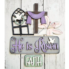 Load image into Gallery viewer, Add-on for Interchangeable Farmhouse Truck SVG | 12" and 24" Truck SVG | Religious Easter Truck | He is Risen | Easter Interchangeable SVG