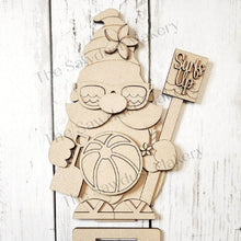 Load image into Gallery viewer, Beach Gnome SVG File | Laser Cut File | Standing Beach Gnome SVG | Gnome | Gnome Shelf Sitter | Summer Gnome | Summer SVG