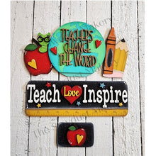 Load image into Gallery viewer, Add-on for Interchangeable Farmhouse Truck SVG | 12" and 24" Truck SVG | Teacher School Truck | Book Worm | Truck Interchangeable SVG
