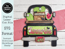 Load image into Gallery viewer, Add-on for Interchangeable Farmhouse Truck SVG | 12" and 24" Truck SVG | Watermelon Truck | Summer | Watermelon Truck Interchangeable SVG
