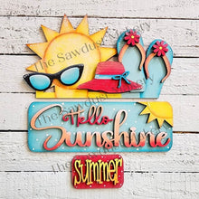 Load image into Gallery viewer, Add-on for Interchangeable Farmhouse Truck SVG | 12" and 24" Truck SVG | Hello Sunshine Summer Truck | Summer | Summer Truck Interchangeable