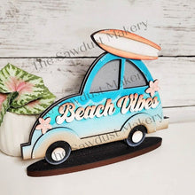 Load image into Gallery viewer, Add-on for Interchangeable Car Svg | Interchangeable Car SVG | Beach Vibes Interchangeable car | Surf Board | Summer Interchangeable SVG