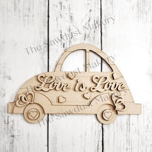 Load image into Gallery viewer, Add-on for Interchangeable Car Svg | Interchangeable Car SVG | Pride Interchangeable car | Love is Love Interchangeable SVG