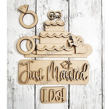 Load image into Gallery viewer, Add-on for Interchangeable Farmhouse Truck SVG | 12" and 24" Truck SVG | Wedding Truck | Love | Cake | Wedding Truck Interchangeable