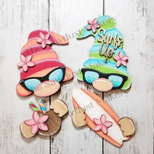 Load image into Gallery viewer, Add-on Interchangeable Gnome SVG File | Summer Add - on | Laser Cut File | Beach Gnome SVG File | SVG | Gnome | Gnome Shelf Sitter