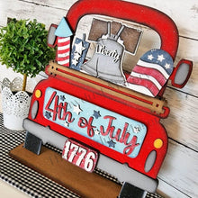 Load image into Gallery viewer, Add-on for Interchangeable Farmhouse Truck SVG | 12" and 24" Truck SVG | Liberty 4th of July Truck | USA Truck Interchangeable svg