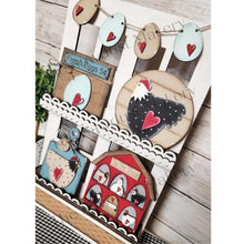 Load image into Gallery viewer, Chicken Tiered Tray SVG File | Laser Cut File | Home svg | Chicken SVG | Chicken coop svg | Farmhouse SVG | Fresh Eggs svg