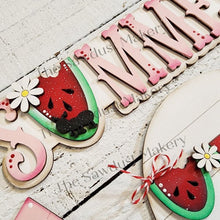 Load image into Gallery viewer, Summer Watermelon Tiered Tray SVG File | Laser Cut File | Glowforge | Watermelon | Ants | Picnic | Summer SVG | Daisy svg