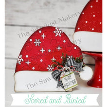 Load image into Gallery viewer, Santa Hat Shelf Sitters SVG File | Laser Cut File | Santa Hat SVG File | Christmas Shelf Sitter | Christmas SVG