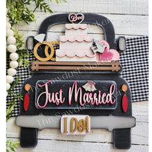 Load image into Gallery viewer, Add-on for Interchangeable Farmhouse Truck SVG | 12" and 24" Truck SVG | Wedding Truck | Love | Cake | Wedding Truck Interchangeable