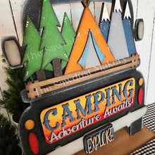 Load image into Gallery viewer, Add-on for Interchangeable Farmhouse Truck SVG | 12" and 24" Truck SVG | Camping Truck | Summer | Camping Truck Interchangeable SVG