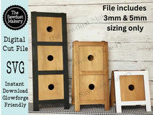 Load image into Gallery viewer, Interchangeable Sandwich Board Standing Frame Bundle SVG | Laser Cut File | Glowforge | Insert Frame | Seasonal Interchangeable