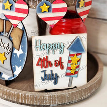 Load image into Gallery viewer, 4th of July Statue of Liberty Tiered Tray SVG File | Laser Cut File | Glowforge | USA | America | 4th of July | America SVG | Liberty svg