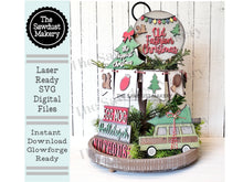 Load image into Gallery viewer, Old Fashion Christmas SVG File | Laser Cut File | Glowforge | Christmas Vacation | Nuthouse | Truck | Christmas Tree
