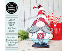 Load image into Gallery viewer, Hot Cocoa Gnome SVG File | Laser Cut File | Standing Hot Cocoa Gnome SVG File | Gnome | Gnome Shelf Sitter | Hot Cocoa Bar SVG