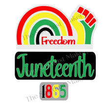 Load image into Gallery viewer, Add-on for Interchangeable Farmhouse Truck SVG | 12" and 24" Truck SVG | Juneteenth Truck | Juneteenth Truck Interchangeable SVG