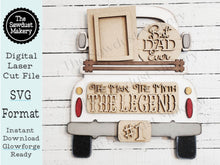 Load image into Gallery viewer, Add-on for Interchangeable Farmhouse Truck SVG | 12" and 24" Truck SVG | Father's Day Truck | Best DAD Ever Truck Interchangeable