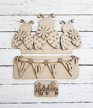 Load image into Gallery viewer, Add-on for Interchangeable Farmhouse Truck SVG | 12" and 24" Truck SVG | Ladybug Truck | Daisies | Ladybug Summer Truck Interchangeable SVG