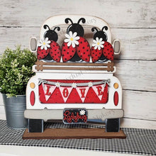 Load image into Gallery viewer, Add-on for Interchangeable Farmhouse Truck SVG | 12" and 24" Truck SVG | Ladybug Truck | Daisies | Ladybug Summer Truck Interchangeable SVG