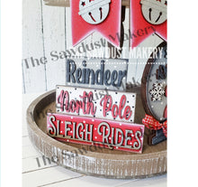 Load image into Gallery viewer, Reindeer North Pole SVG File | Laser Cut File | Glowforge | Santa Claus | Reindeer | Rudolph | North Pole Laser Cut File
